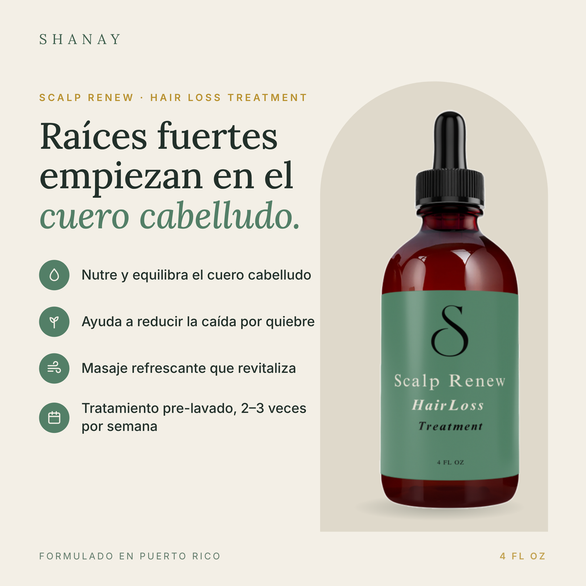 Scalp Renew Hair Loss Treatment 4 OZ