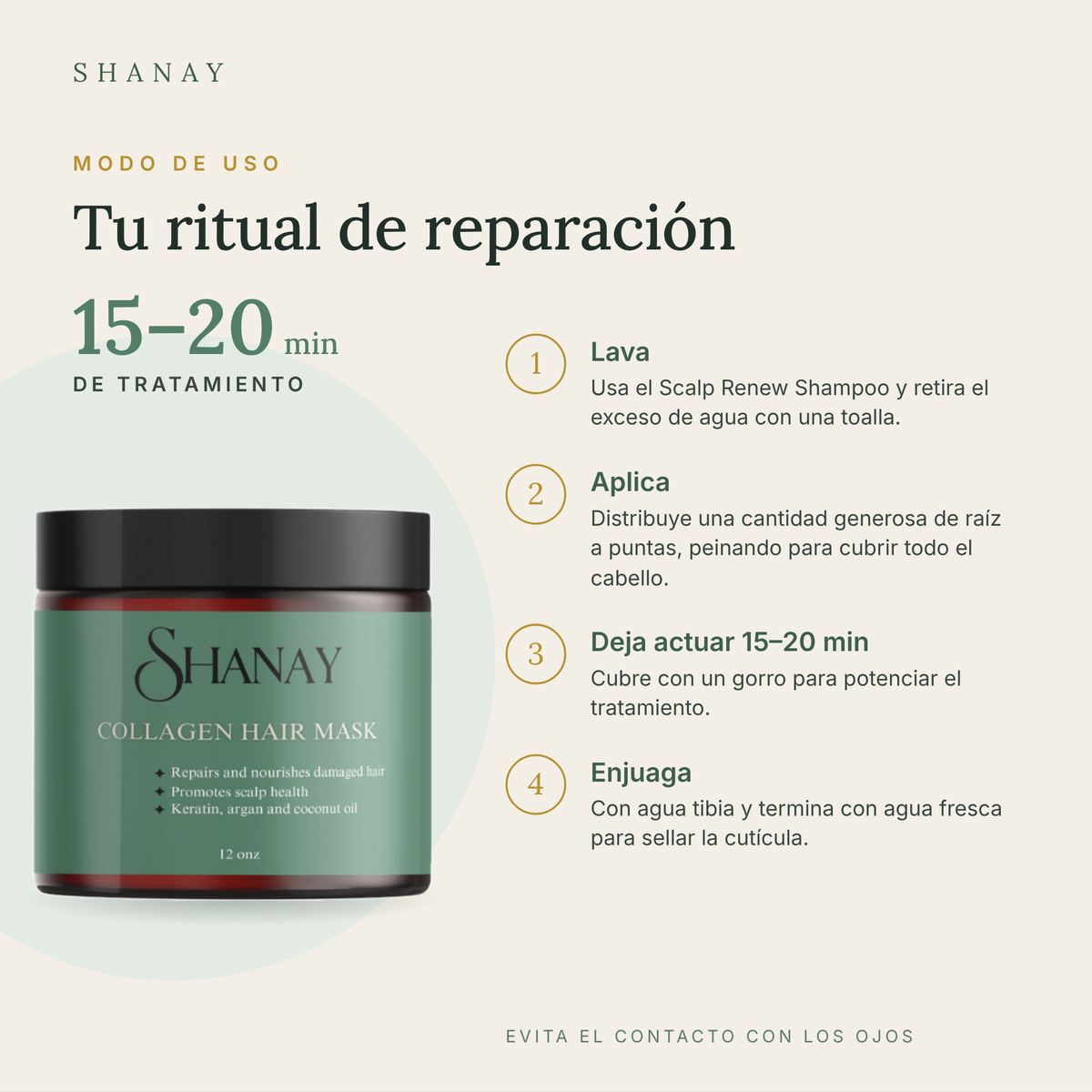 Scalp Renew Collagen Repair Mask 12 OZ